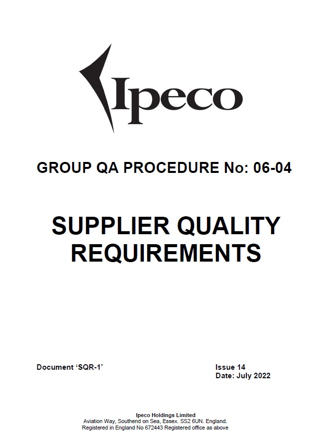 Quality certificates